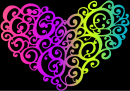 heart rainbow