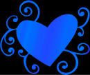 heart blue