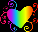 heart rainbow
