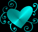 heart teal