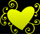 heart yellow