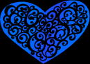 heart blue