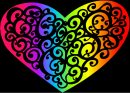 heart rainbow