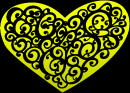 heart yellow