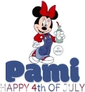 Pami.. HAPPY 4TH OF JULY, HOLIDAYS, MINNIE MOUSE