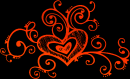 heart orange