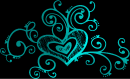 heart teal