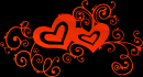 hearts orange