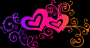 hearts rainbow