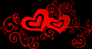 hearts red