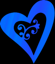 heart blue