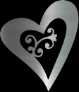 heart silver