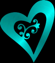 heart teal
