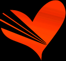 heart orange