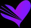 heart purple