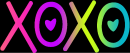 xoxo rainbow
