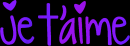 je t`aime