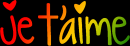 je t`aime