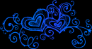 hearts blue