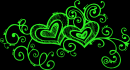 hearts green