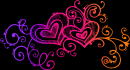 hearts rainbow