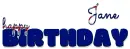 happy birthday jane, JULY, BIRTHDAYS, GREETINGS