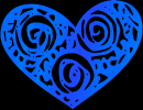 heart blue