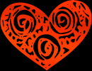heart orange