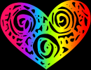heart rainbow
