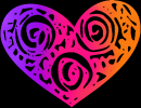 heart rainbow