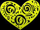 heart yellow