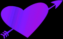 heart purple
