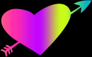 heart rainbow