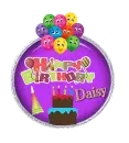Happy Birthday - Daisy