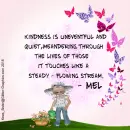 Mel - Kindness - Butterflies - Girl