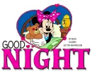 GOOD NIGHT, MINNIE MOUSE, DISNEY, TEXT