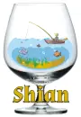 Shian, FISHING GLASS, TEXT, FIRST NAMES