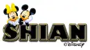 MINNIE AND MICKEY SHIAN TEXT