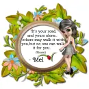 Mel - Road - Girl - Flowers