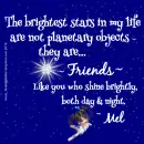 Mel - Brightest Stars - Friends - Shine