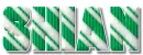 Green and Whte Stripes - Shian