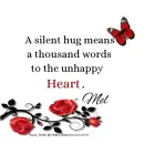 Mel - Silent Hug - Roses - Butterfly