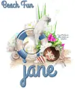 Beach Fun.. Jane, DESIGNS, PERSONAL, PIXABAY, OCEAN