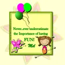 Mel - Girl - Having Fun - Balloons