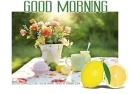 GOOD MORNING, LEMON, FOOD, GREETINGS