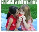 GOOD MORNING, WATERMELON, FOOD, TEXT, GREETINGS
