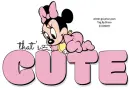 that's cute, disney, minnie mouse, text, gg related