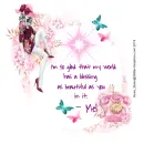 Mel - My World - Blessing - Girl - Flowers - Butterflies