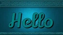 HELLO, TEXT, FRAME, GREETINGS