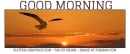 GOOD MORNING, ANIMALS, BIRD, SUNRISE, GREETINGS